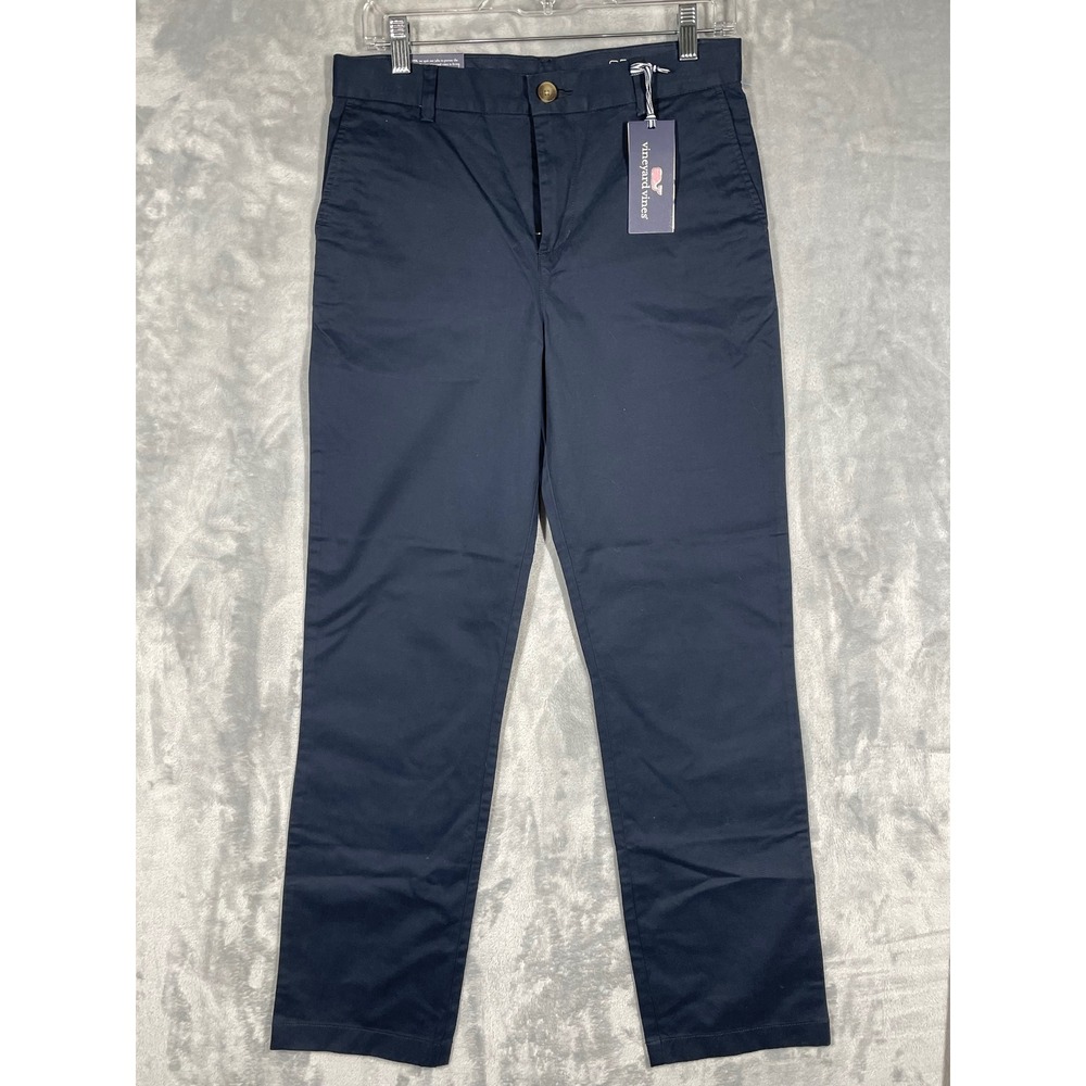 Vineyard Vines Boys Breaker Pants Vineyard Navy Blue Chinos 3P001016-410 Size 18
